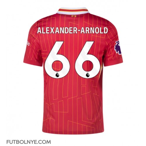 Camiseta Liverpool Alexander-Arnold #66 Primera Equipación 2024-25 manga corta